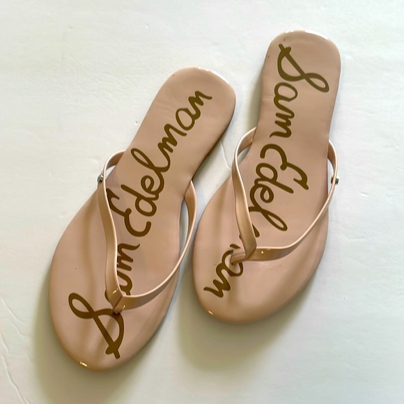 Sam Edelman Blush‎ Patent Oliver Sandals Size 6 - Picture 1 of 6